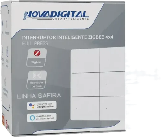 Interruptor PRO Safira 6 teclas 4x4
