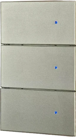 Interruptor PRO Full Press Vidro 3 teclas
