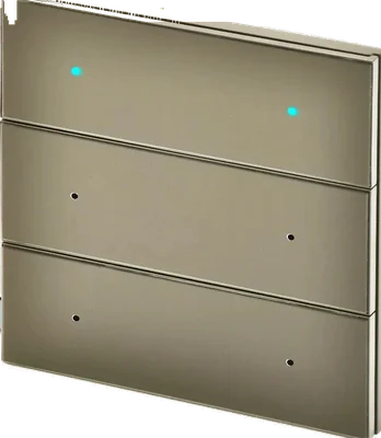 Interruptor PRO Full Press Vidro 6 teclas 4x4